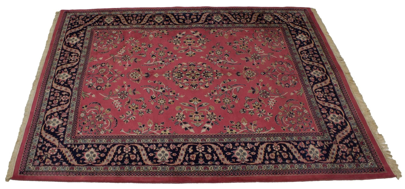 Canvello Hand Made Traditional All Over Indo Indo Rug - 9'2'' X 11'8'' - Canvello