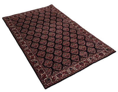 Canvello Hand Made Traditional All Over Silkroad Bidjar Rug - 3'8'' X 5'9'' - Canvello