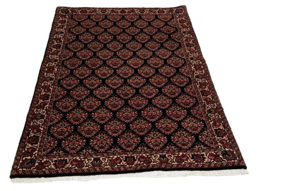 Canvello Hand Made Traditional All Over Silkroad Bidjar Rug - 3'8'' X 5'9'' - Canvello