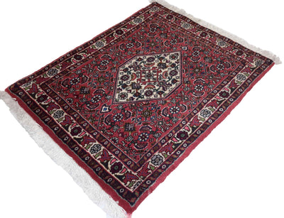 Canvello Hand Made Traditional Medallion Silkroad Bidjar Rug - 1'9'' X 2'3'' - Canvello