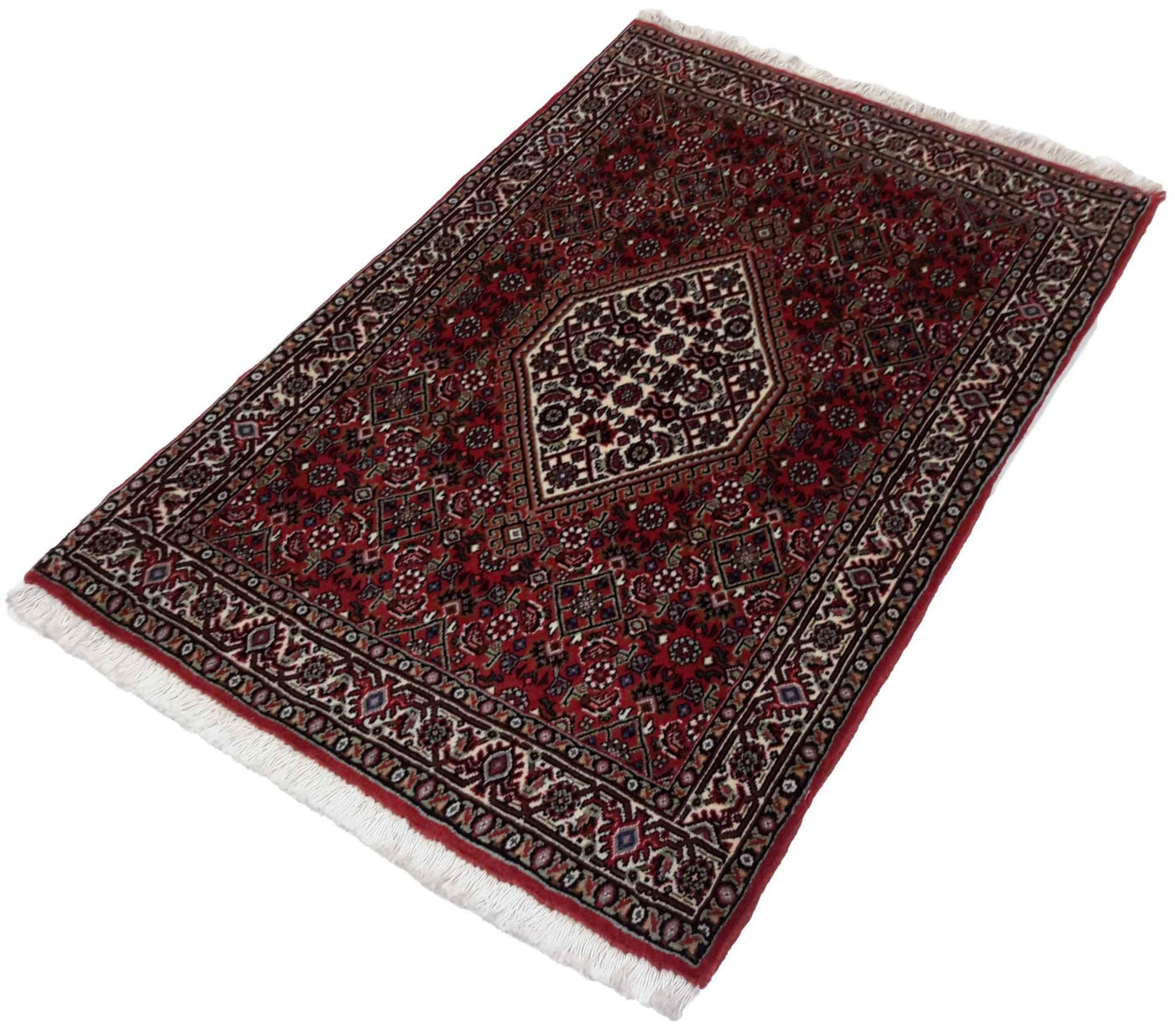 Canvello Hand Made Traditional Medallion Silkroad Bidjar Rug - 2'5'' X 3'6'' - Canvello