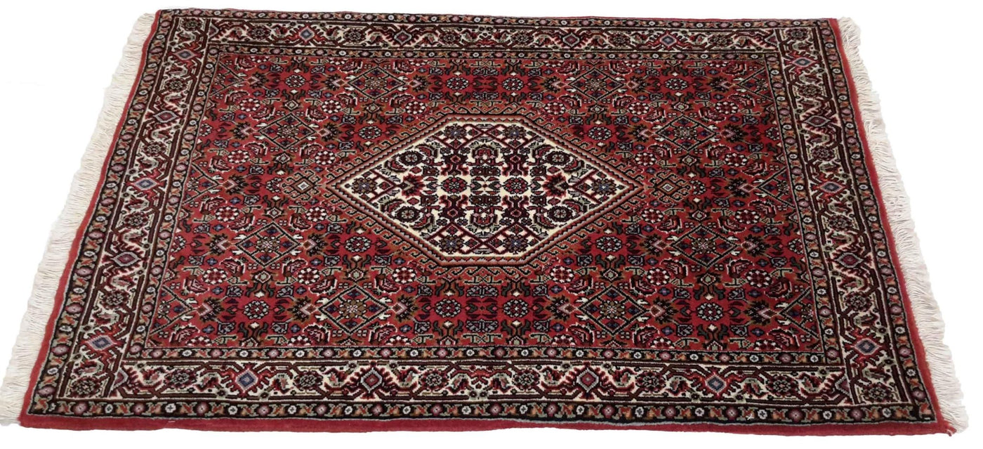 Canvello Hand Made Traditional Medallion Silkroad Bidjar Rug - 2'5'' X 3'6'' - Canvello