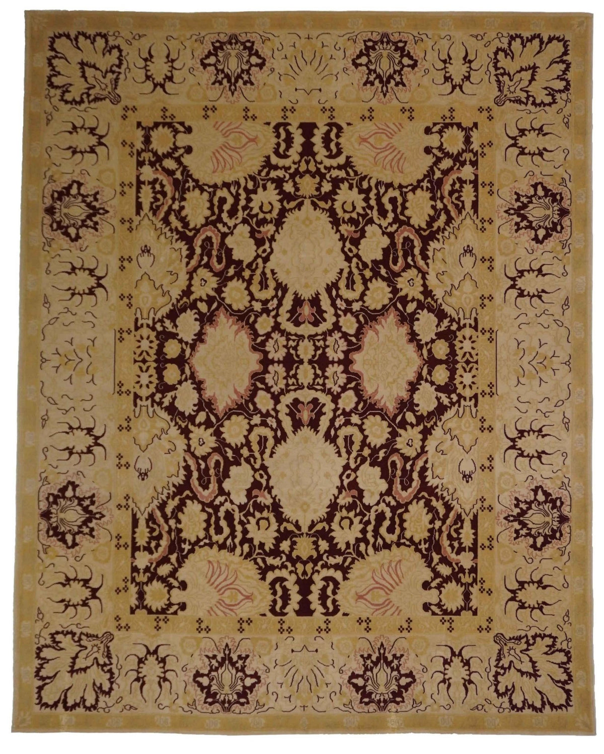 Canvello Hand Made Transitional All Over Egypt Tabriz Rug - 8'0'' X 10'0''