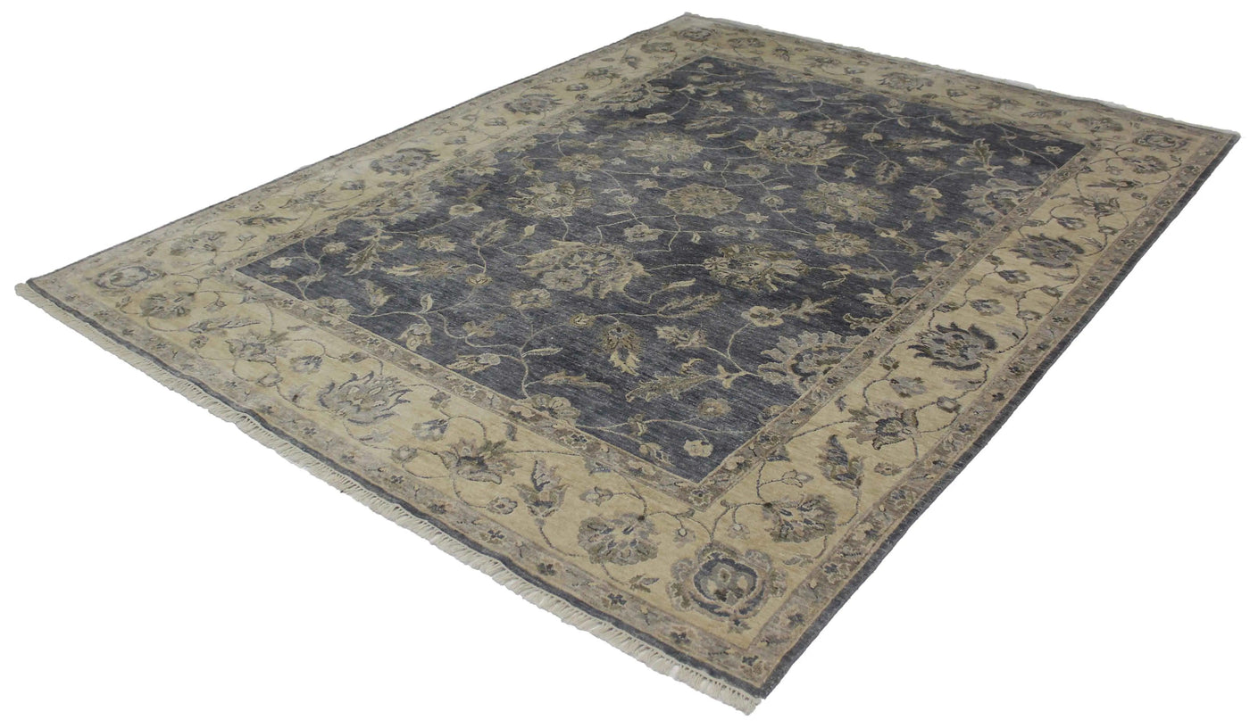 Canvello Hand Made Transitional All Over Indo Mahal Rug - 7'7'' X 9'10''