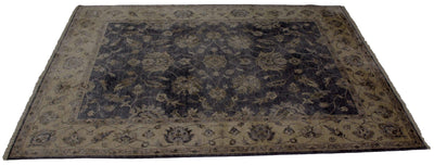 Canvello Hand Made Transitional All Over Indo Mahal Rug - 7'7'' X 9'10''