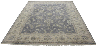 Canvello Hand Made Transitional All Over Indo Mahal Rug - 7'7'' X 9'10'' - Canvello