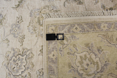 Canvello Hand Made Transitional All Over Indo Mahal Rug - 8'0'' X 10'0''