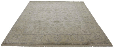 Canvello Hand Made Transitional All Over Indo Mahal Rug - 8'0'' X 10'0'' - Canvello