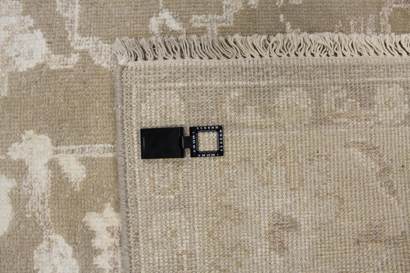 Canvello Hand Made Transitional All Over Indo Oushak Rug - 8'1'' X 9'11''