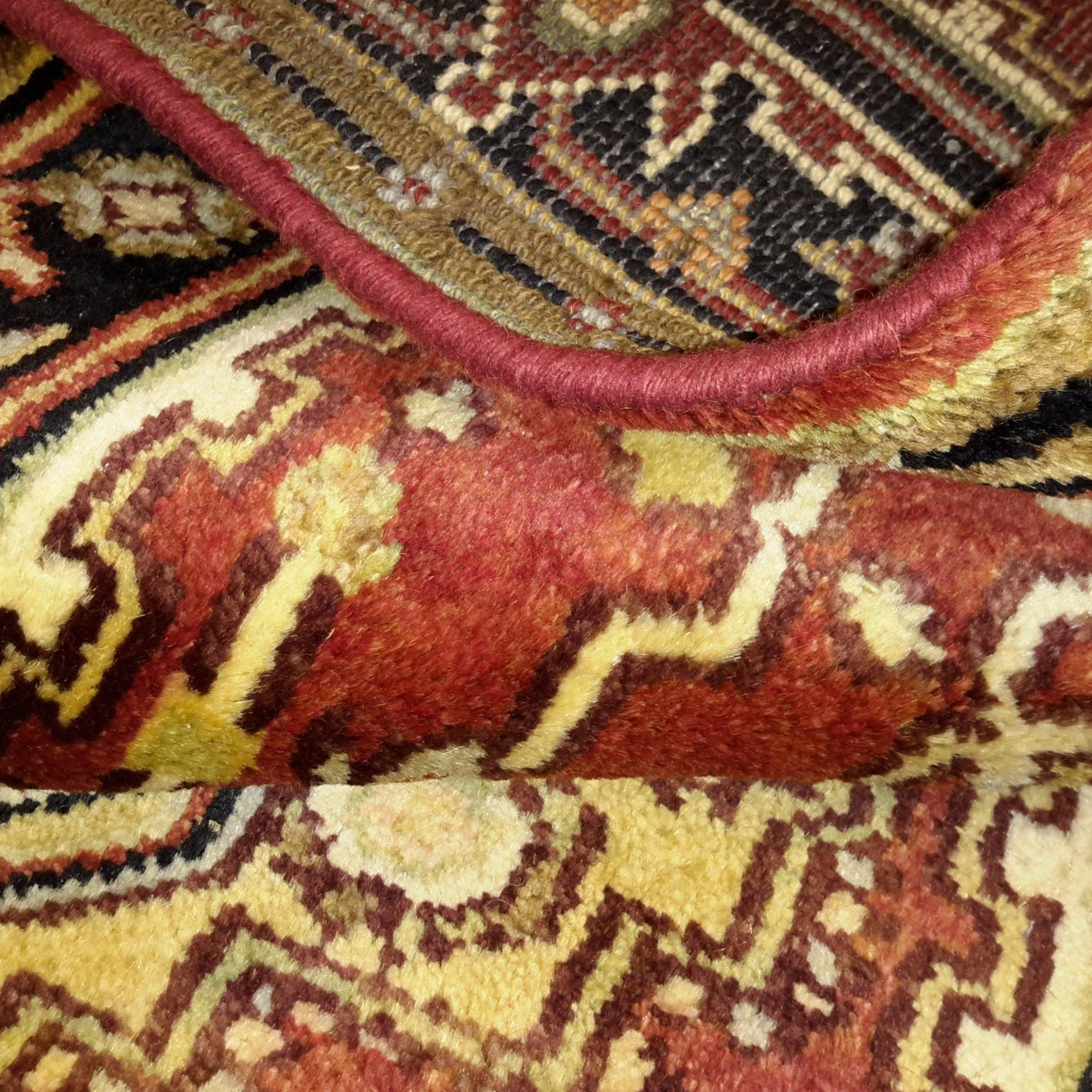 Canvello Hand Made Transitional All Over Indo Serapi Rug - 2'7'' X 11'10'' - Canvello