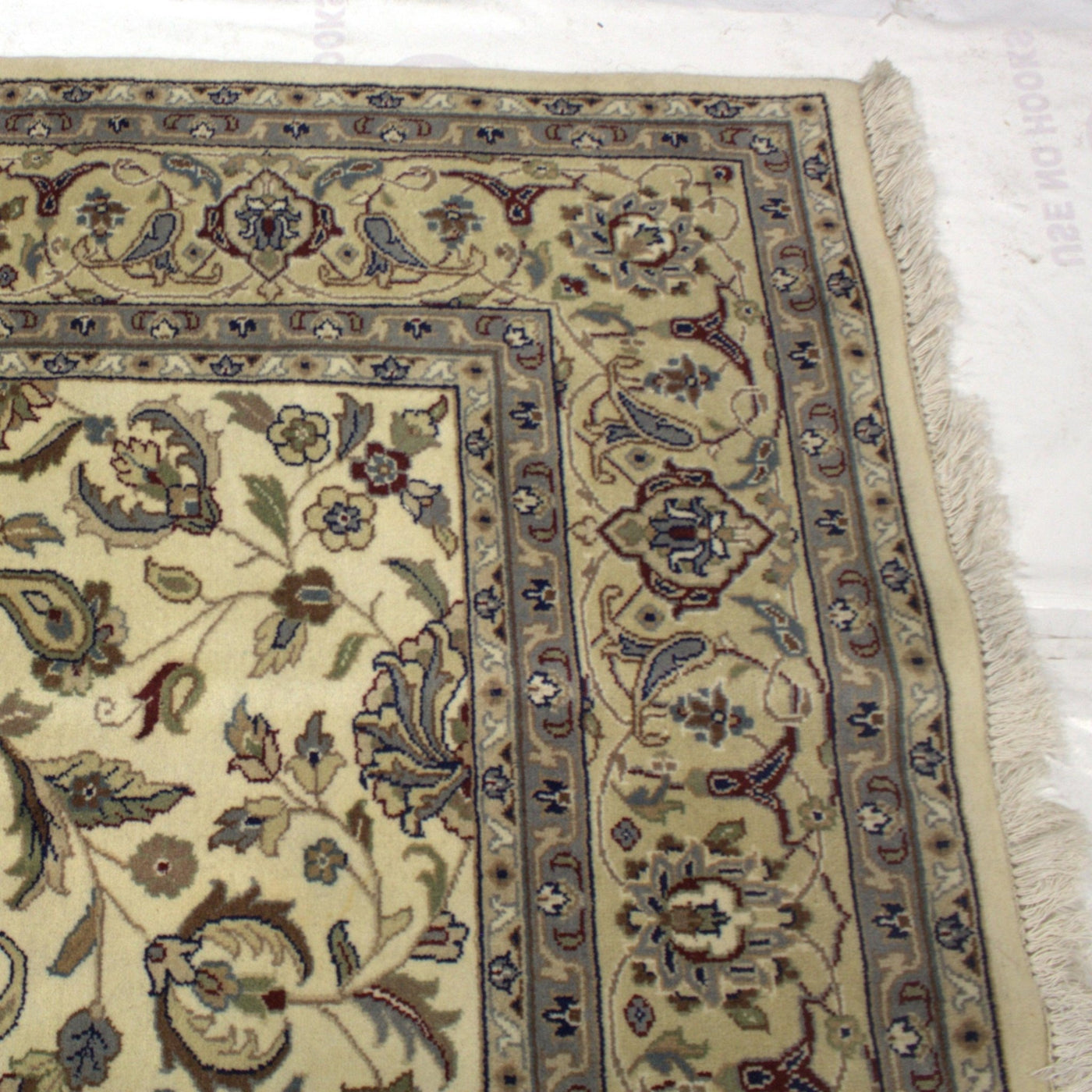 Canvello Hand Made Transitional All Over Indo Tabriz Rug - 6'8'' X 9'9'' - Canvello