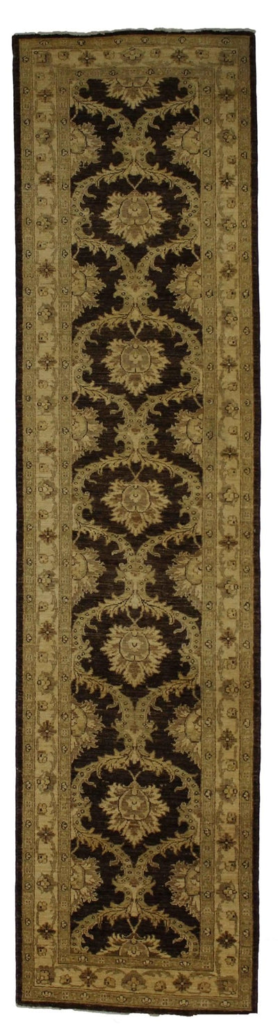 Canvello Hand Made Transitional All Over Pakistan Oushak Rug - 2'8'' X 10'5'' - Canvello