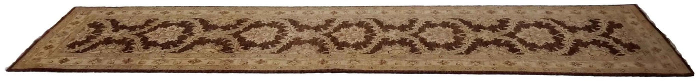 Canvello Hand Made Transitional All Over Pakistan Oushak Rug - 2'8'' X 10'5'' - Canvello