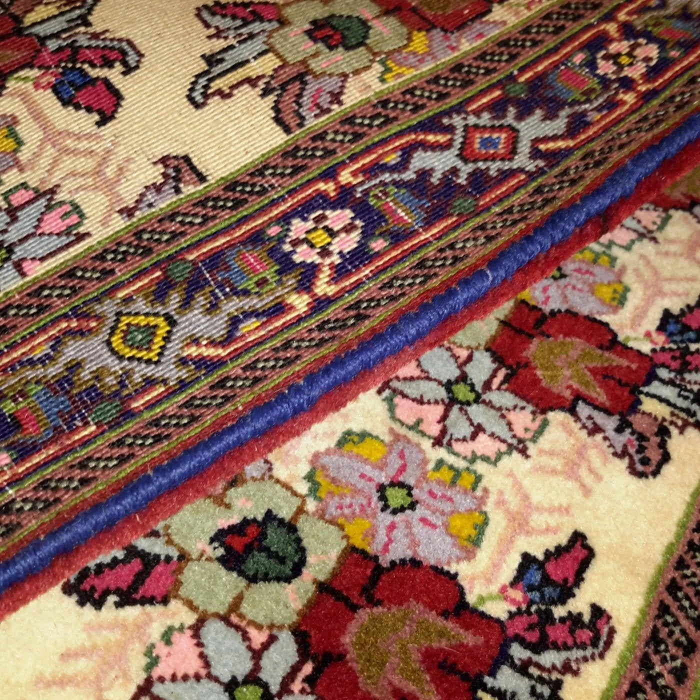 Canvello Hand Made Transitional All Over Silkroad Bidjar Rug - 1'9'' X 2'1'' - Canvello