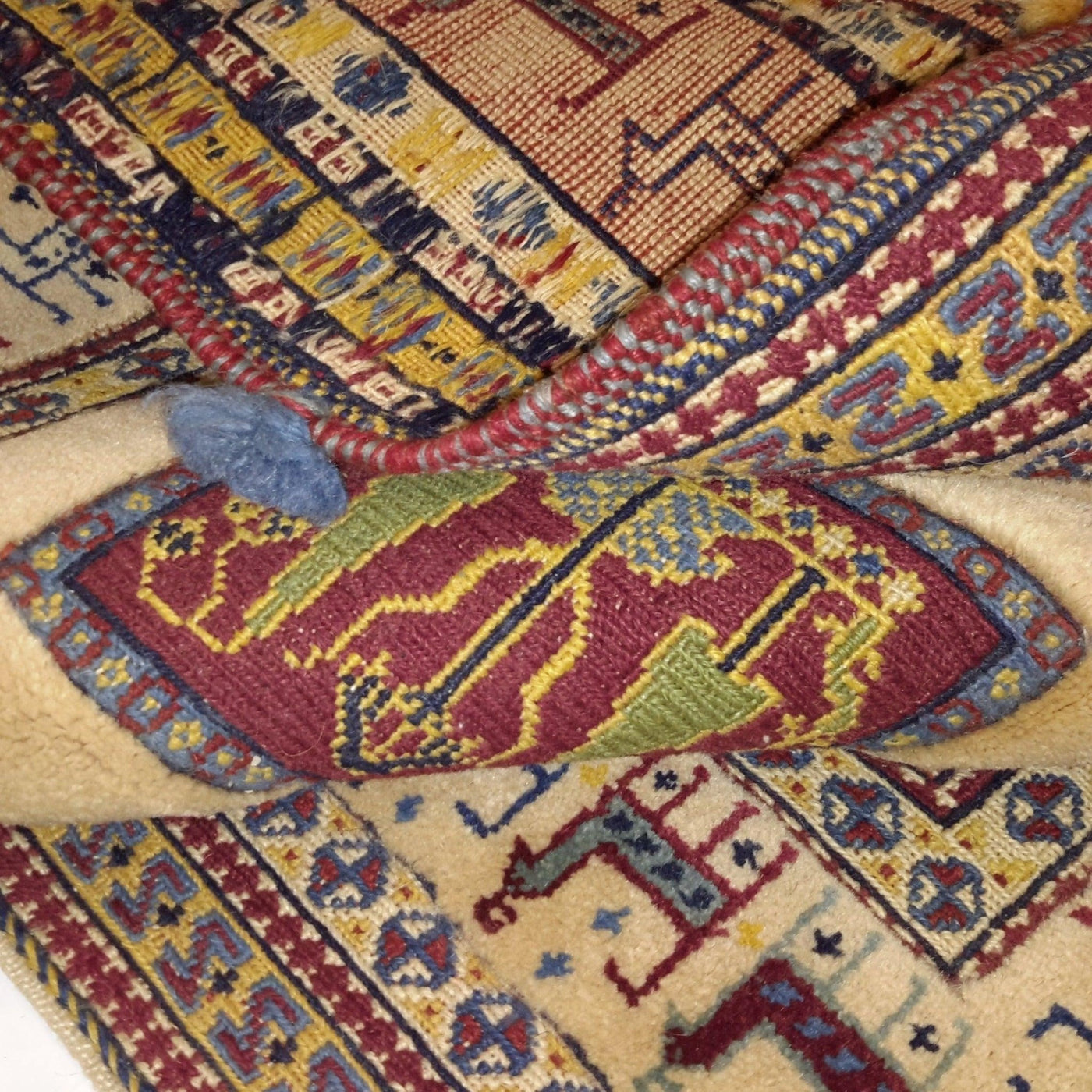 Canvello Hand Made Transitional Four Season Silkroad Sirjan Rug - 3'5'' X 4'9'' - Canvello