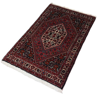 Canvello Hand Made Transitional Medallion Silkroad Bidjar Rug - 2'2'' X 3'4'' - Canvello