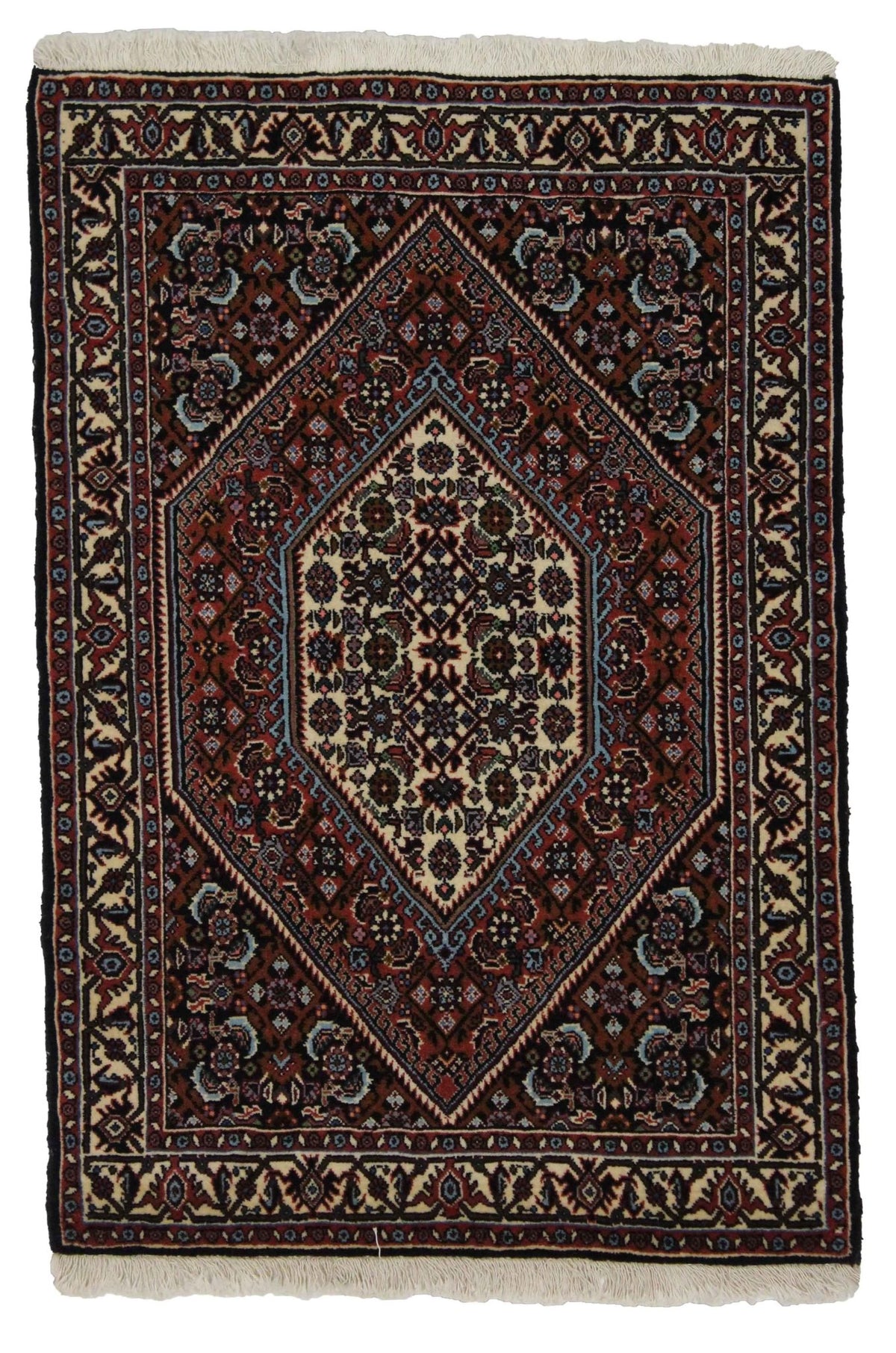 Canvello 手工製作 Transitional Medallion Silkroad Bidjar 地毯 - 2'3'' X 3'5''