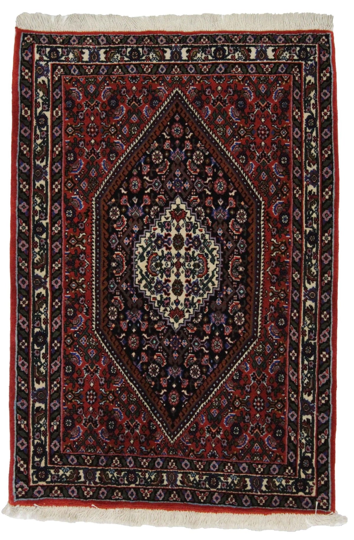 Canvello 手工製作過渡性獎章 Silkroad Bidjar 地毯 - 2'3'' X 3'6''
