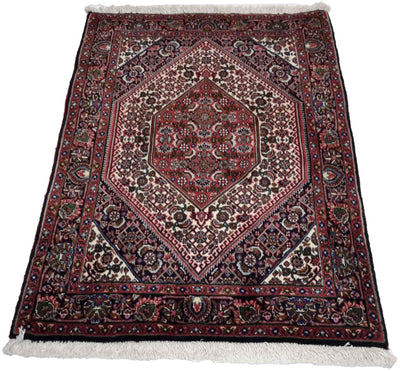 Canvello Hand Made Transitional Medallion Silkroad Bidjar Rug - 2'4'' X 3'6'' - Canvello