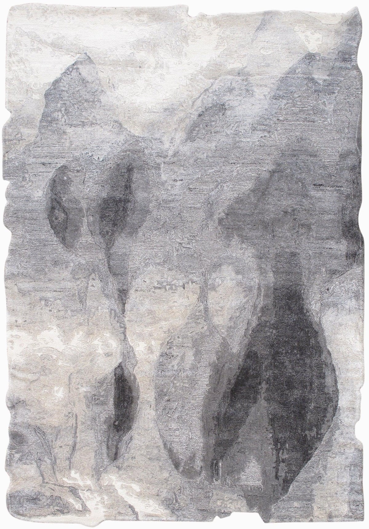 Canvello 精細手工打結圓形阿格拉圓形地毯 - 8'2'' X 8'2''