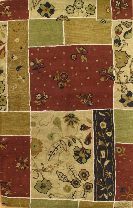 Canvello Hand-Tufted Modern Area Rug - 5'1" x 7'11"
