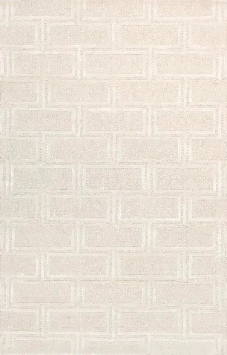 Canvello Hand-Tufted Modern Wool Area Rugs - 5' X 8'