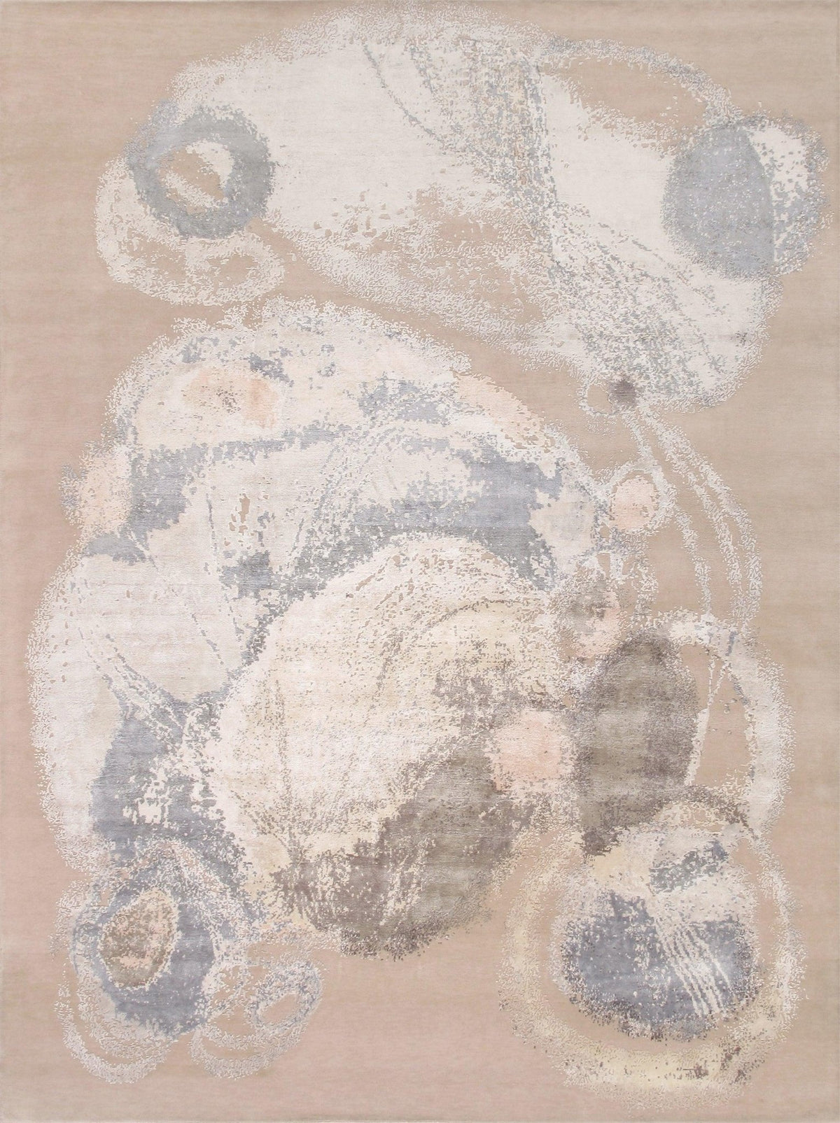 Canvello Hand-Tufted Silk Entryway Area Rugs - 9'1" X 12'3"