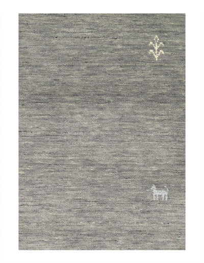 Canvello Hand-wool Knotted Wool Gabbeh Rugs - 2'6'' X 6'