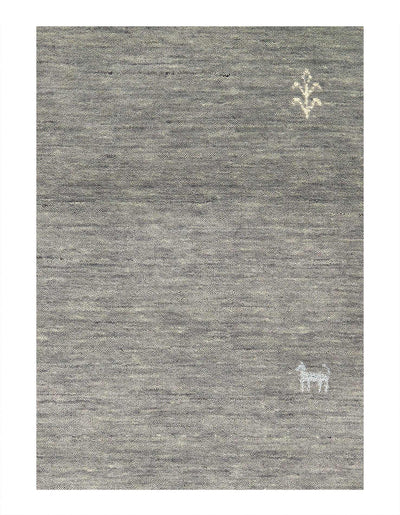 Canvello Hand - wool Knotted Wool Gabbeh Rugs - 2'6'' X 6' - Canvello