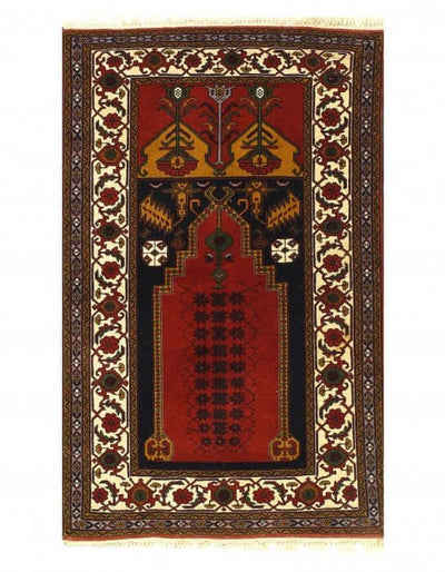 Canvello Handmade Afghan Baluch Wool Rug - 3'1'' X 5' - Canvello