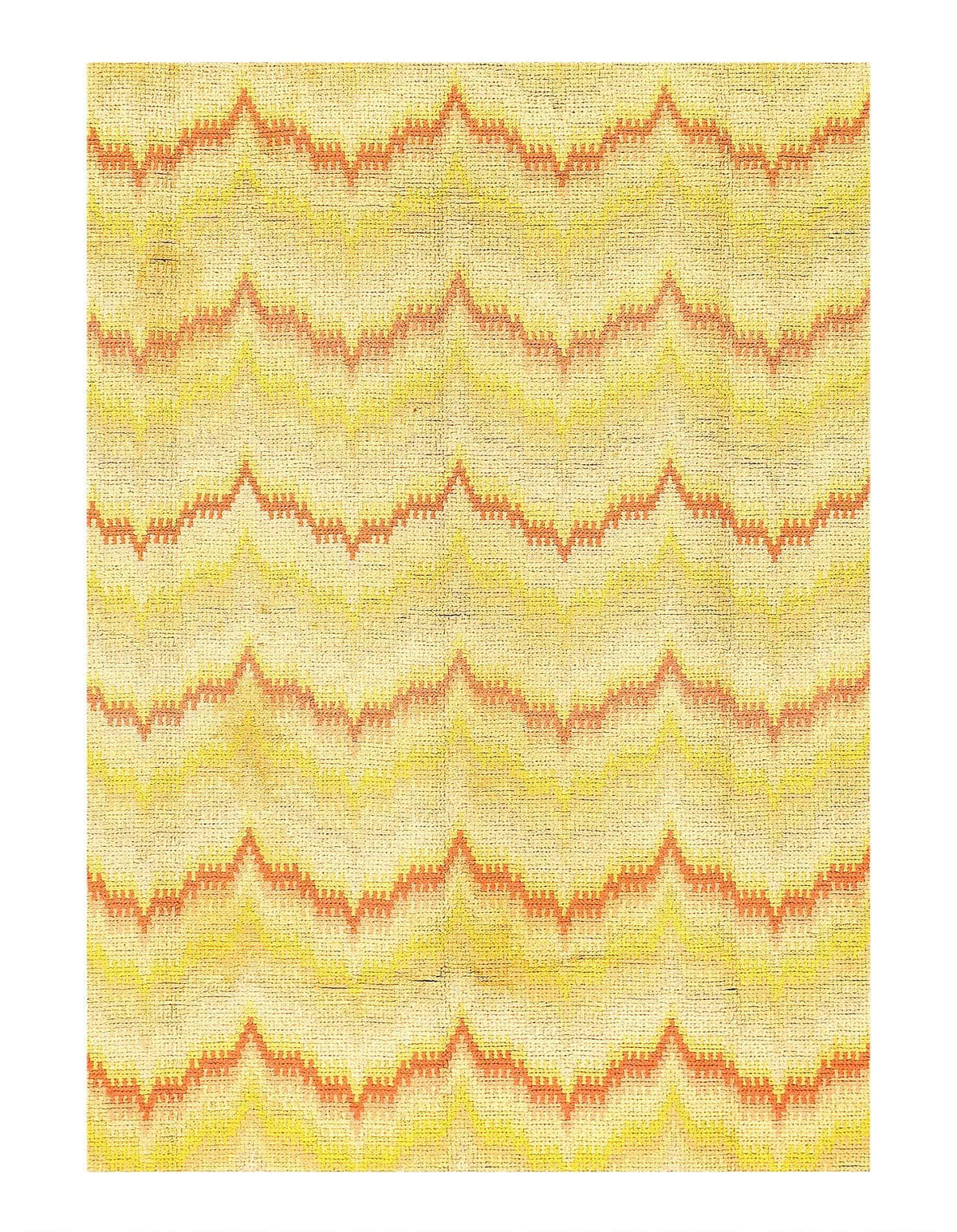 Canvello Handmade Antique Hand Knotted Spain ArtDeco Rug - 6'3'' X 8'11'' - Canvello