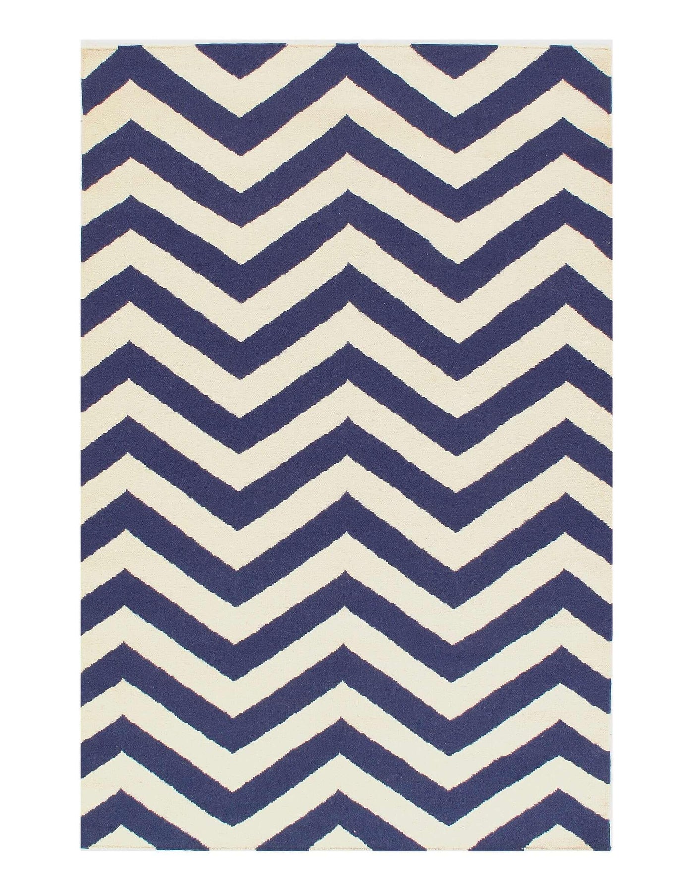 Canvello Handmade Blue Modern Hand Knotted Rug - 5' X 8'