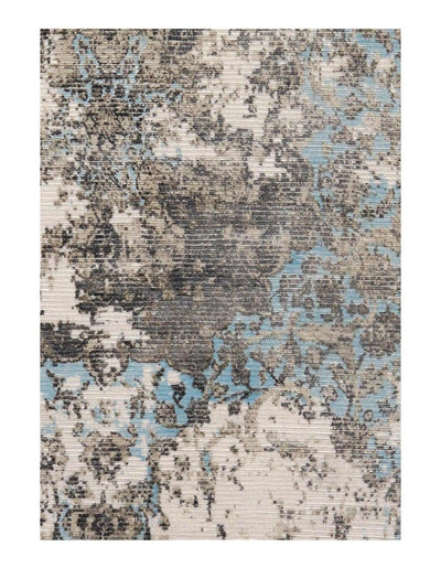 Canvello Handmade Blue Modern Rug - 5' X 8' - Canvello