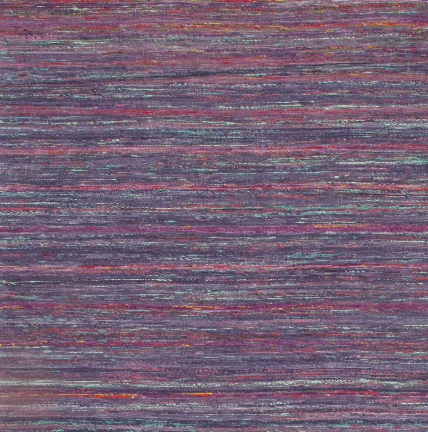 Canvello Handmade Blue Pink Sari - Silk Modern Flat Weave Rug - 10' x 14' - Canvello