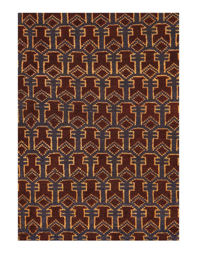 Canvello Handmade Brown Balouchi prayer Rug - 3' x 5' - Canvello