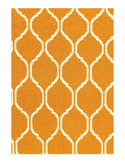 Canvello Handmade Brown Color Modern Rug - 5' X 8' - Canvello