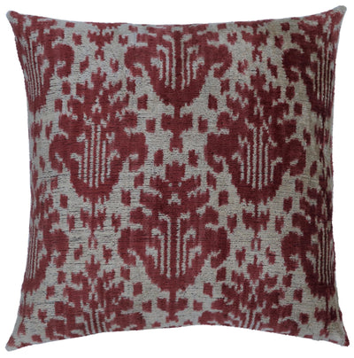 Canvello Handmade Brown Floral Throw Pillows | 18 x 18 in (45 x 45 cm) - Canvello