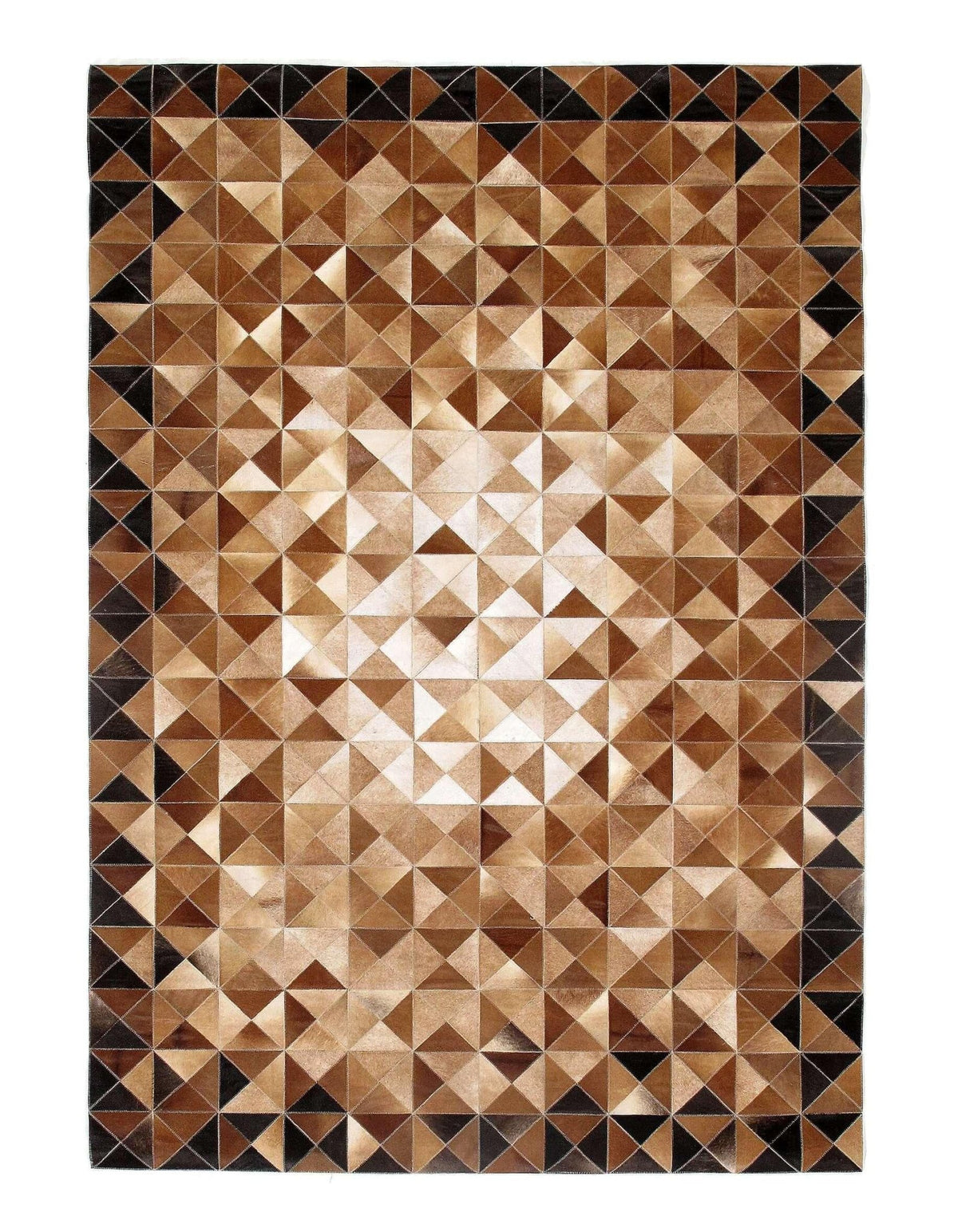Canvello Handmade Brown Hair-On Rug - 6' X 9'