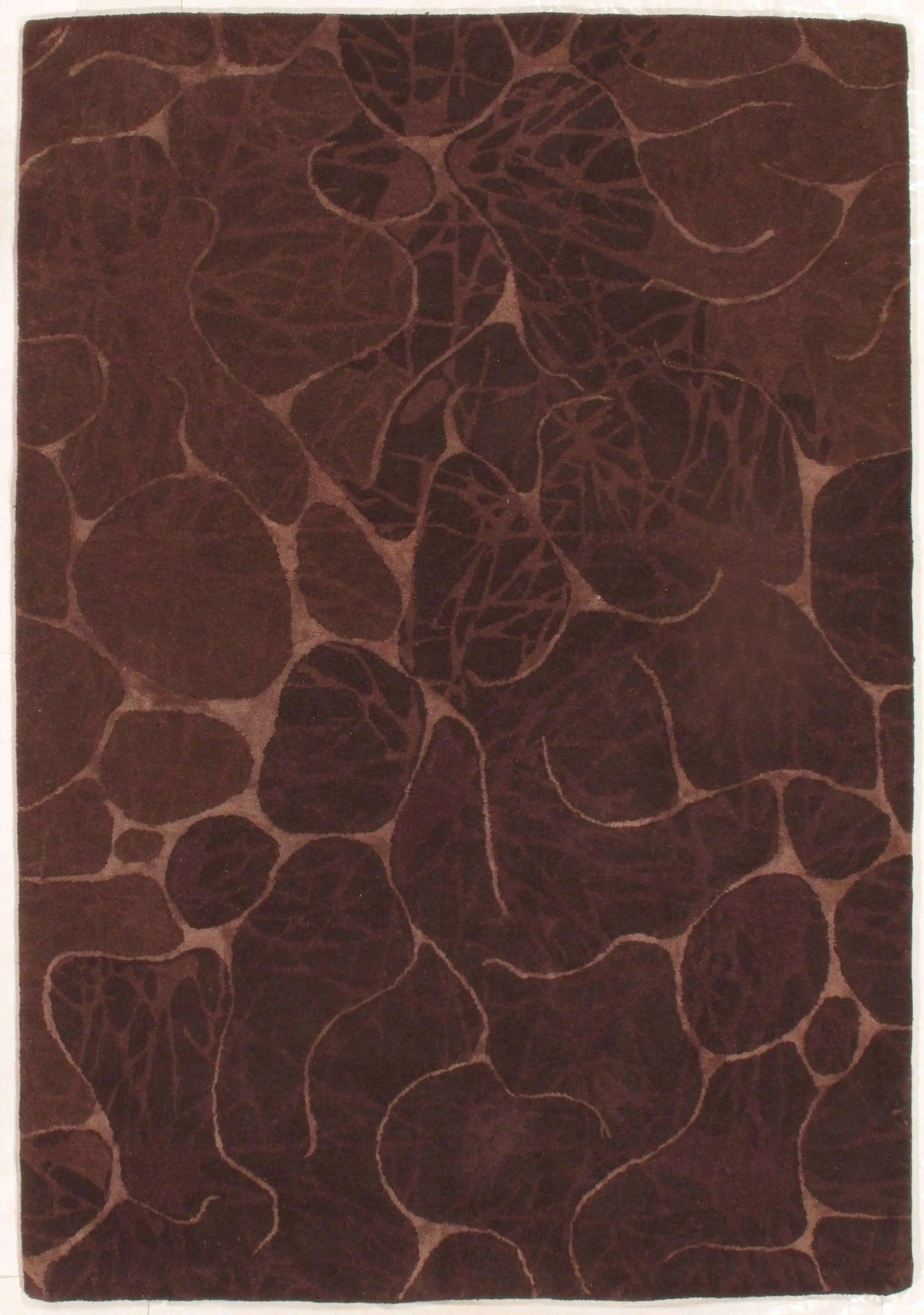 Canvello Handmade Brown Hand - Tufted Rug - 5' X 8' - Canvello