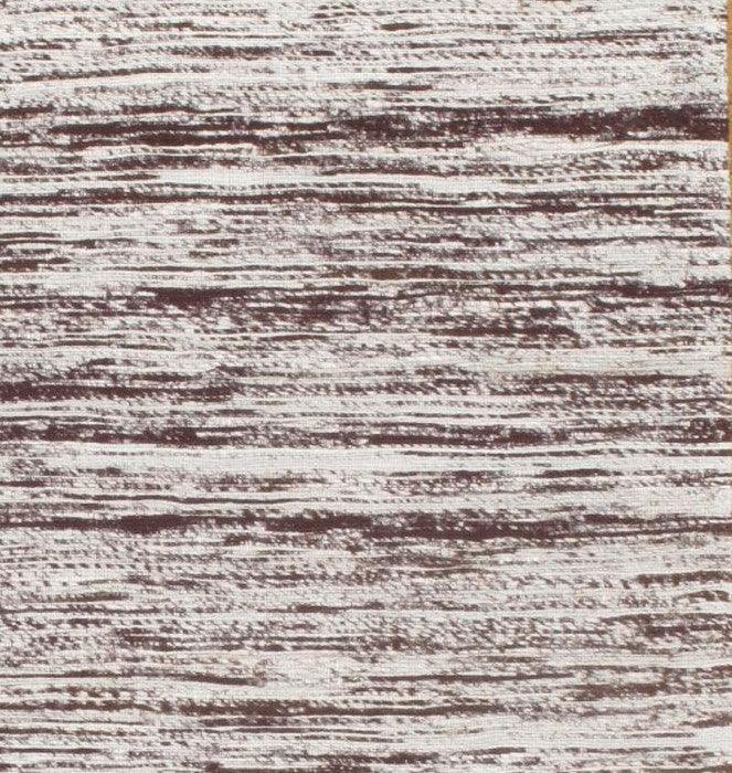 Canvello Handmade Brown Ivory Sari - Silk Modern Flat Weave - 8' X 10' - Canvello