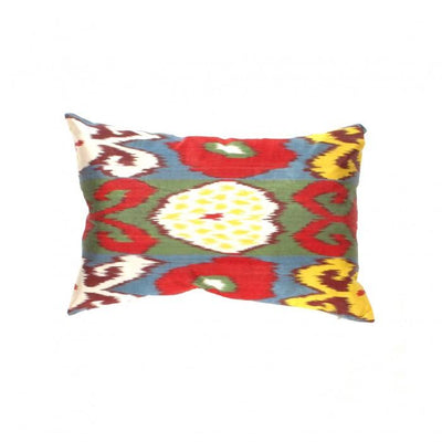 Canvello Handmade Decorative Ikat Pillow - 16" X 24" - Canvello