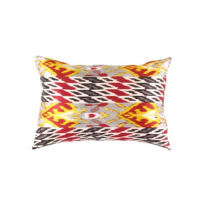 Canvello Handmade Decorative Ikat Pillow - 16" X 24" - Canvello