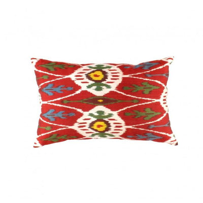 Canvello Handmade Decorative Ikat Pillow - 16" X 24" - Canvello