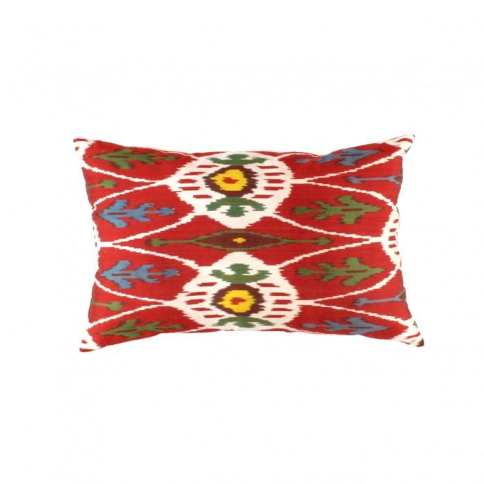 Handmade Silk Ikat Pillow | Handmade Ikat Pillow | Canvello