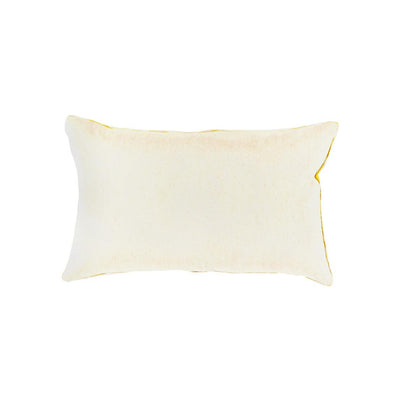Handcrafted Yellow Silk Pillow | Yellow Silk Ikat Pillow | Canvello