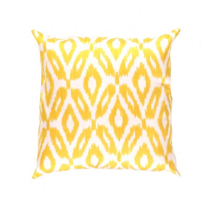 Canvello Handmade Decorative Ikat Pillow - 20" X 20" - Canvello