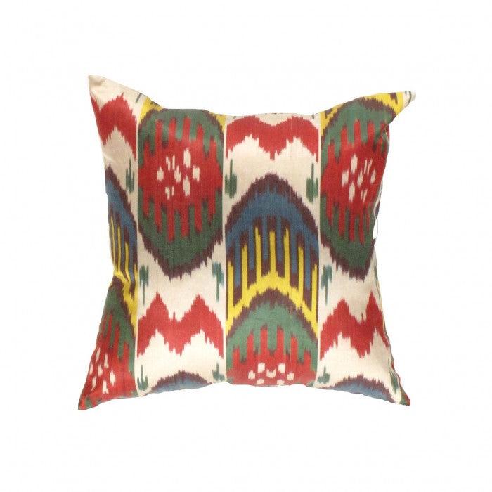 Canvello Handmade Decorative Ikat Pillow - 20" X 20" - Canvello