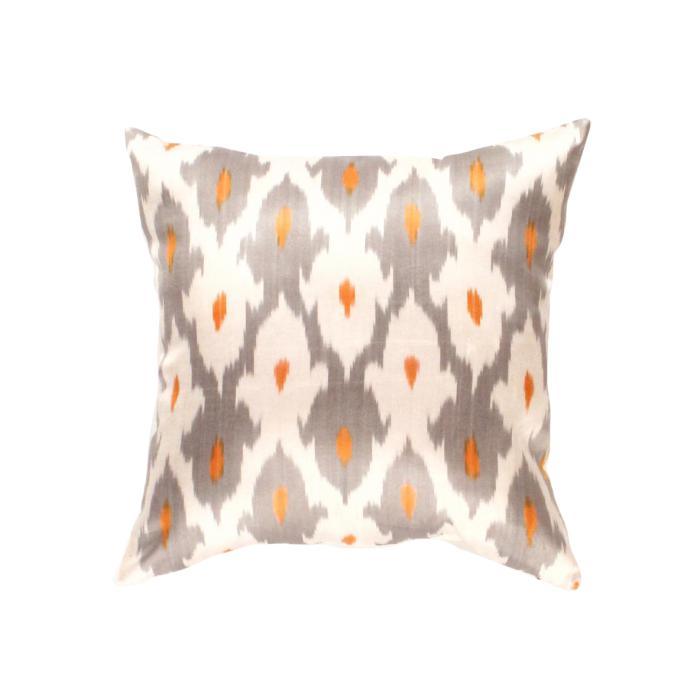 Canvello Handmade Decorative Ikat Pillow - 20" X 20" - Canvello