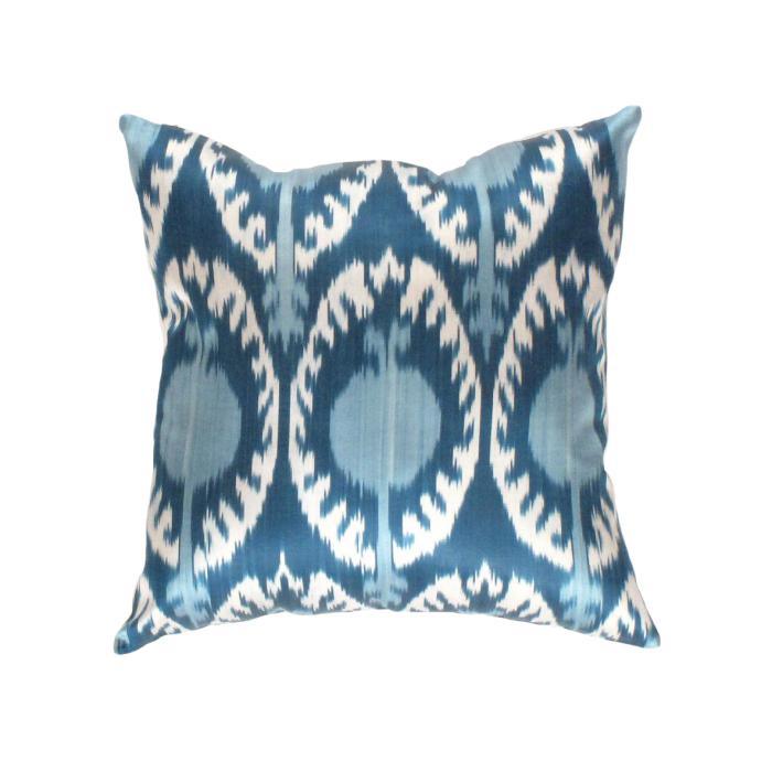 Canvello Handmade Decorative Ikat Pillow - 20" X 20" - Canvello