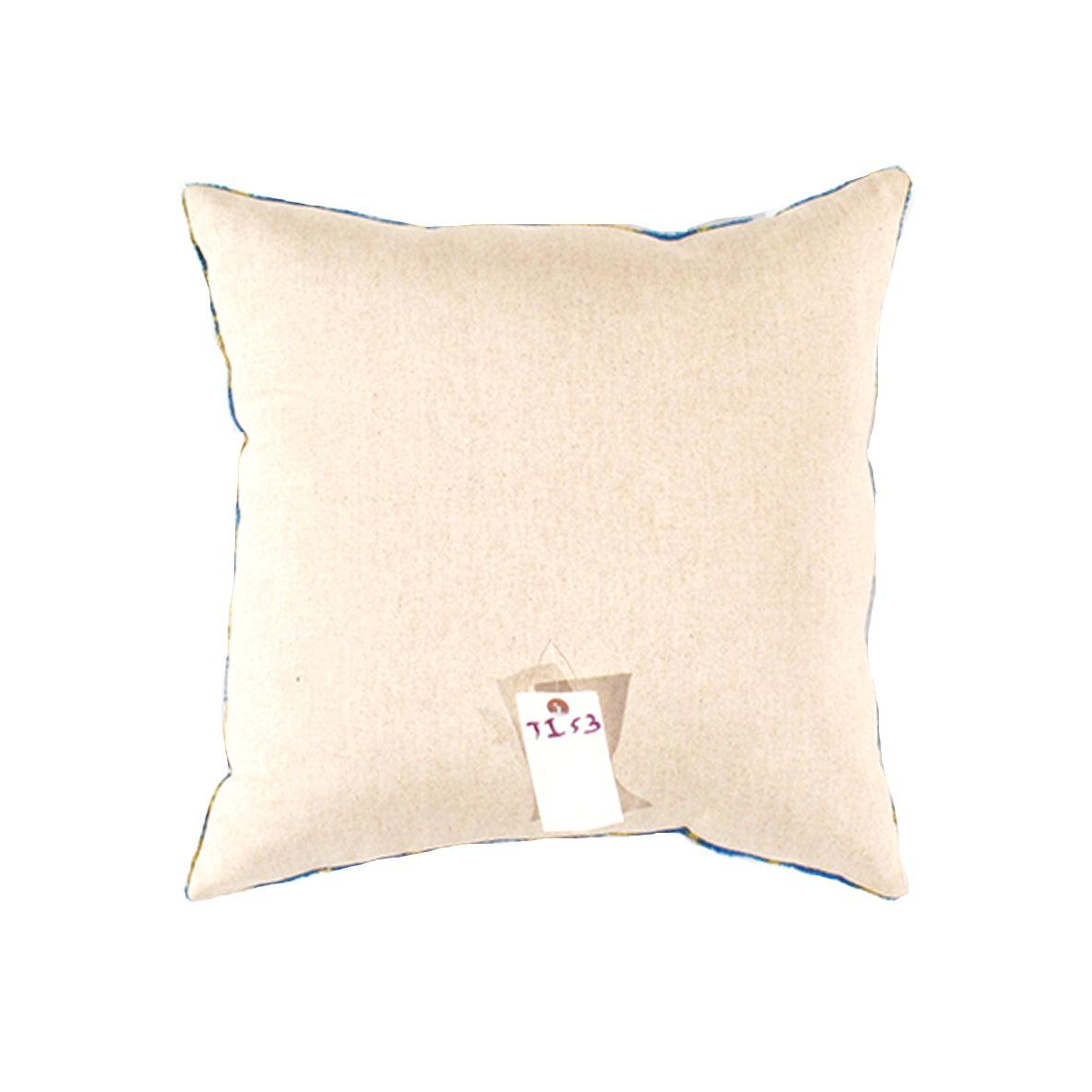 Light Blue Handmade Ikat Pillow | Handmade Ikat Pillow | Canvello